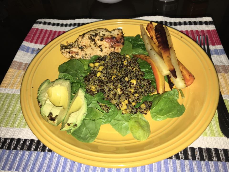 ATHLETE MEAL: Chimichurri Chicken with Quinoa